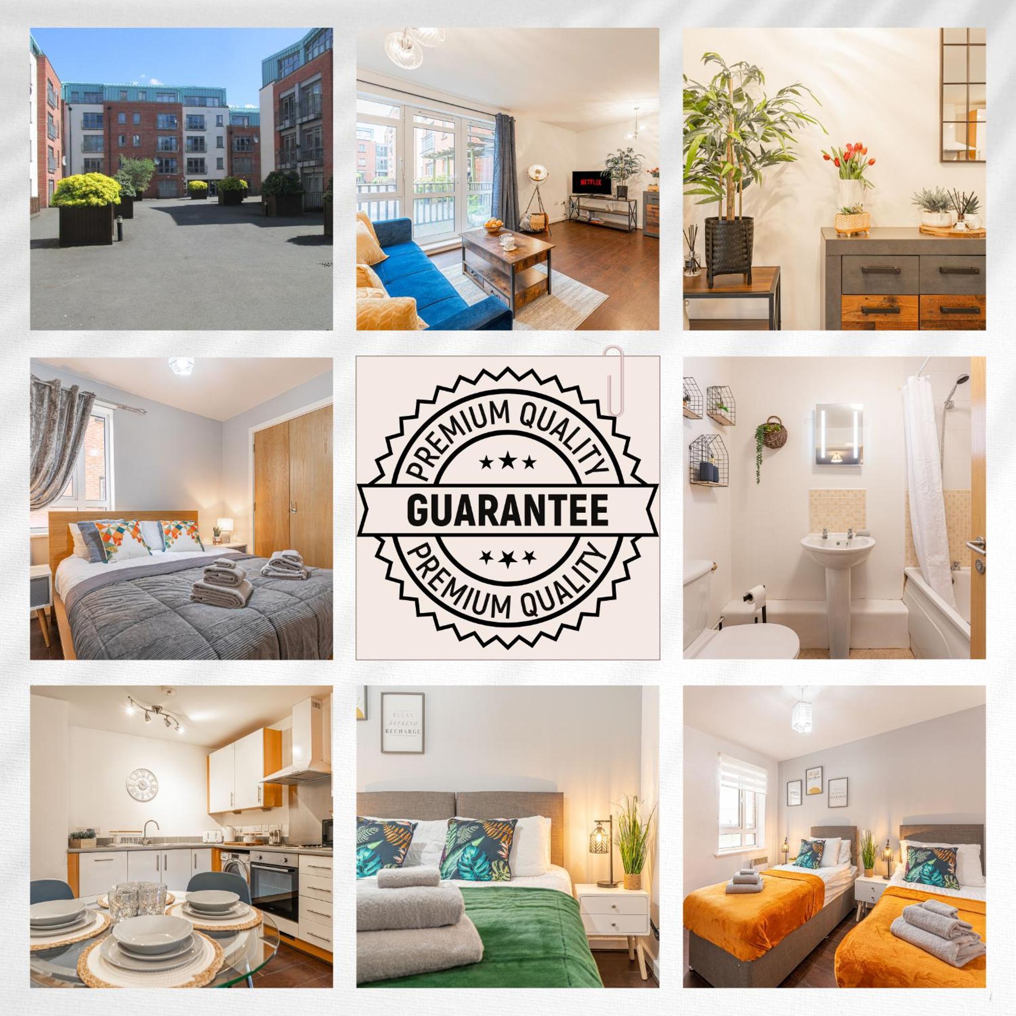 City Centre Flat Ideal For Contractors, Families & Relocators - Disable People Welcome - Free Parking, Fast Wifi, Smart Tv And 2 Bathrooms, 7Min Walk From Train Station! Coventry Extérieur photo